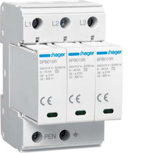 Surge Very Coarse 3P T2 TNC 100kA Remote contact