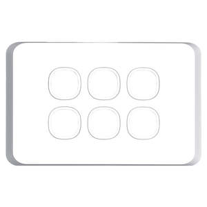 Other 81: Sleek Switch Plate 6 Gang Only
