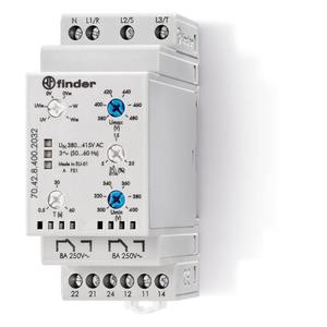 Voltage Relay Multifunction 3P4W SPDT/6A 380-415V