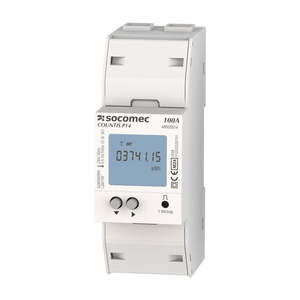 Switchingcontrol Relaydevice 87: P14 Energy Meter 1Ph 100A RS485 Pulse 2 DIN