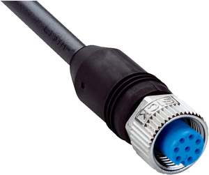 Sensors 10: YF2A18-100UA5XLEAX Sensor Lead 10m M12 8p Free End