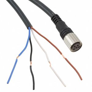 XS3F-M421-405A Lead Straight M8 4c 5m
