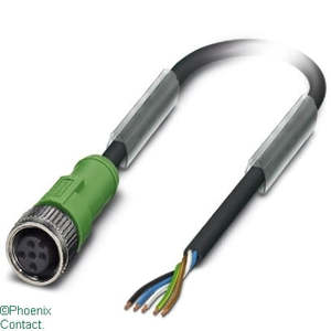 Optical Acoustic Values 101: SAC-5P-10.0-PUR/M12FS Lead 5Pin Female Plug 10m Free End