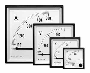 Iskra FQ0307 Ammeter 0-60A Overscale 120A 72 x 72mm M/Iron