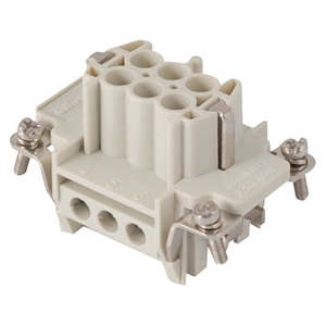 Electronic Components 12: Westec 6b Insert Female 16a 6p+e