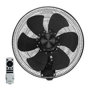 Wall DC Fan 450mm Oscillating Black