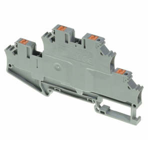 PTTBV 4 Terminal 4mm 1000V Push In Double-Level Grey