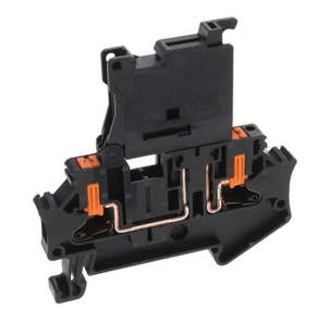 PTV 4-HESI (5X20) Fuse terminal 4mm Black