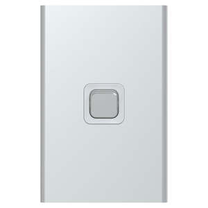 Switch Ec001590: Iconic Styl Switch Single Vertical 20A Silver