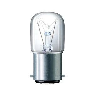 Lamp GLS T25 15W BC B22 230-240V Clear (Twin Pk)