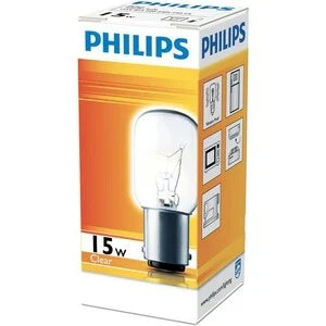 Incandescent 36: Lamp GLS T22 15W 220-240V SBC B15d Clear