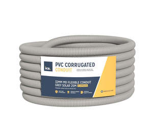Conduit Cable Support Systems 4: Flexible Conduit 32mm MD Grey 25m roll
