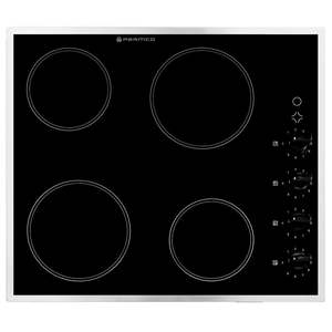 Hob 600mm Ceramic Stainless Steel Trim