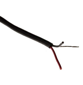 Cable Data 1pair 0.35mm 22AWG Overall Shield Black