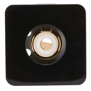 Plug Socket Connector 78: Module White Audio RCA Insert Black
