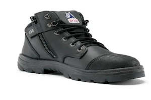 Safety Footwear: STEEL BLUE PARKES 312658 ZIP SIDED SAFETY BOOT, PAIR