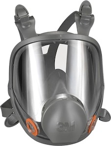 Reusable Respirators Masks: 3M Full Face Mask Reusable Respirator 6900-Large (Each)