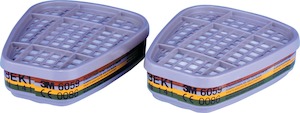 Respiratory Protection: 3M Multi Gas/Vapour Cartridge 6059