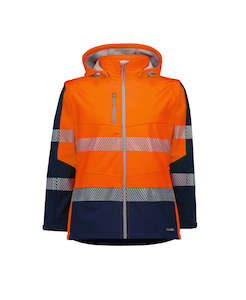 Hi Vis Jackets: ZJ753 Womens Streetworx 2 In 1 Stretch Softshell Jacket