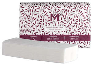Toilet Papers: Luxury Slimfold Paper Towels