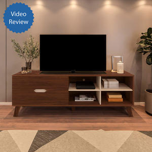 Products: Recife Tv Stand ,TV cabinet,entertainment unit- Cedro/ Off White, 180cm Ample space? Solved