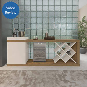 Products: Sao Luis TV Stand/Bar Stand- Pine/ Off White, Aesthetic look? Solved