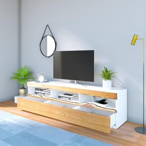 Quebec TV Stand, tv cabinet,white, Elegance? Solved