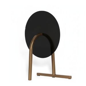 Mekoranra Black Disc with Brass Arch Screen Ornament