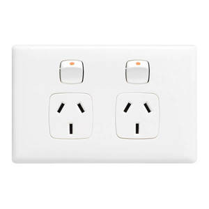 Cotonou Double Power Point Horizontal X1, Wall Saver? Solved