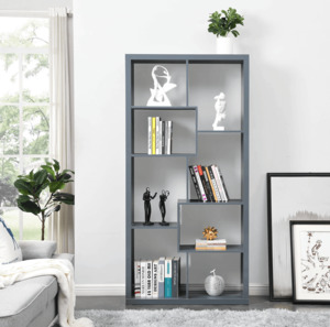 Products: MEXICO Bookcase Shelving Unit Display, grey, Design harmony? Solved