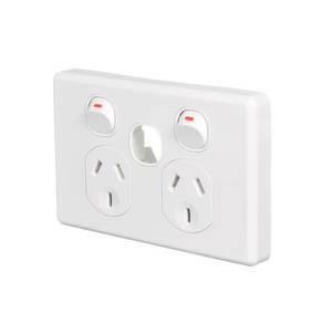 Products: Lome Double Power Point Horizontal, Extra Switch, Versatile functionality? Solved