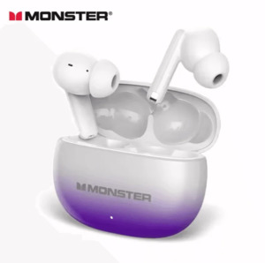 Monster Aura Fit XT02 ANC Wireless Earphones – Purple / Cherry Blossom