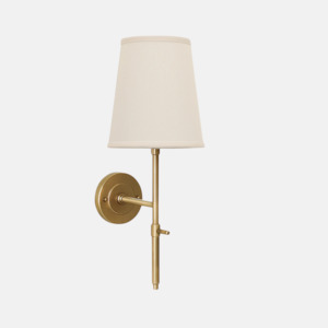 Lighting: New York Wall Light - Brass