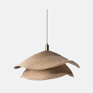 Lighting: Layered Seagrass Pendant