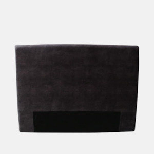 Santa Fe Vintage Velvet Bedhead - Charcoal