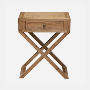 Bedroom 1: Ramona Bedside - Natural Oak