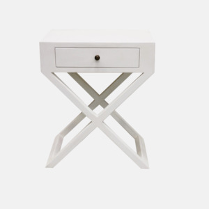 Ramona Bedside - White