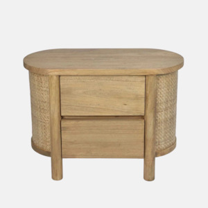 Maldives Rattan Bedside