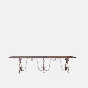 Dining 1: Palisaide Wrought Iron Dining Table