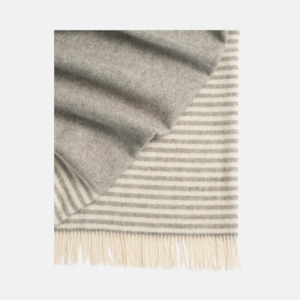 Catlins Wool Throw - Ash