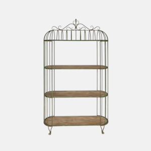 Filigree Iron Shelves
