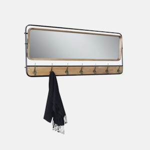 Mirrors: Wall Mirror With Hooks