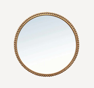 Mirrors: Beaded Round Mirror
