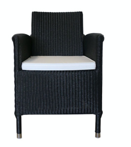 Outdoor 1: Vincent Sheppard Deauville Dining Chair - Black