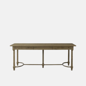 Dining Tables: Trixie Oak Dining Table/Desk