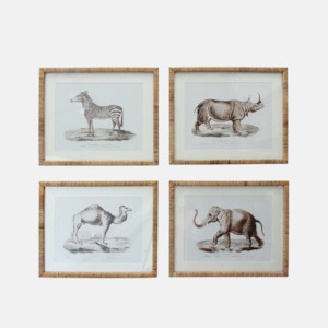 Wall Art 1: Animal Prints Set of 4