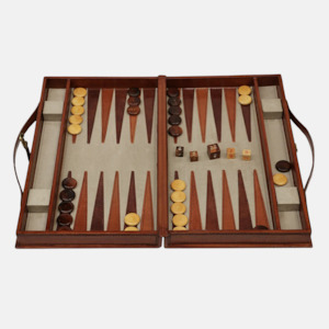 Backgammon Set - Leather