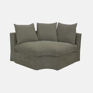 Lucca Sectional Sofa Corner - Olive
