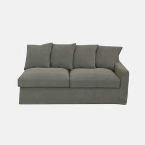 Sofas: Lucca Sectional Sofa RH - Olive