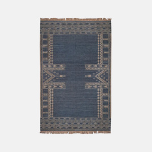 Rugs: Sundara Motif Rug - Blue